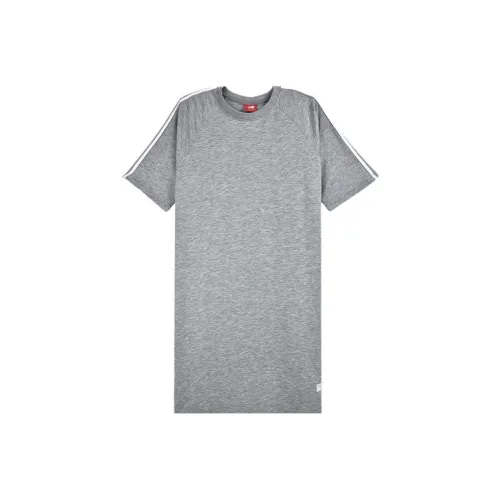 New Balance Short-Sleeved Dresses Women's Gray