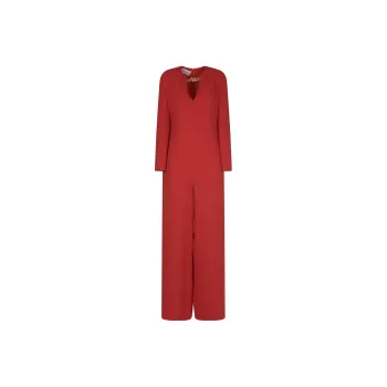 Valentino FW22 Jumpsuit Women's Red