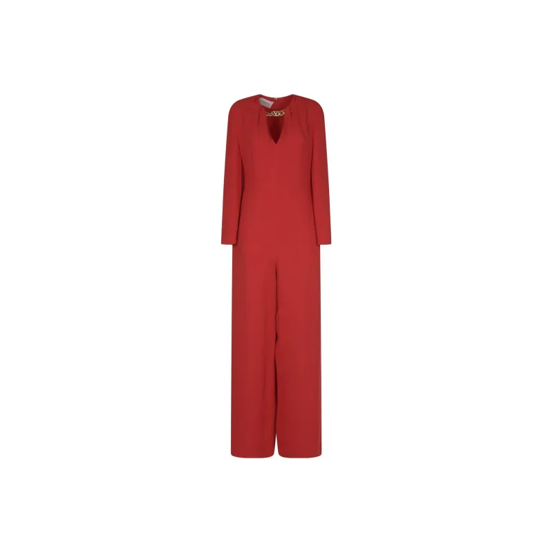Valentino FW22 Jumpsuit Women's Red-0