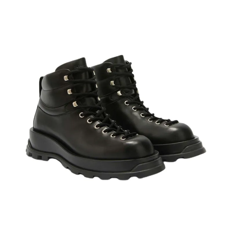 JIL SANDER Round Toe Ankle Boots Women's-2