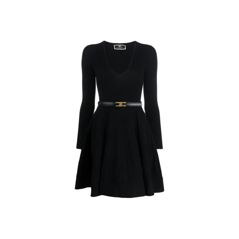 Elisabetta Franchi FW22 Dress Black-0