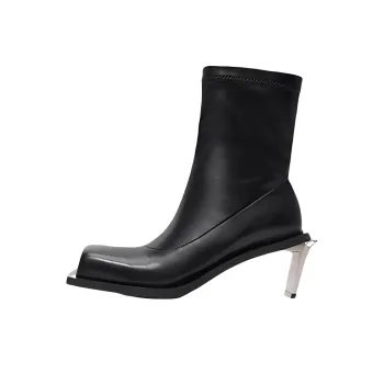 DAPHNE LAB Candy Series Ankle Boots 6cm Women's Black