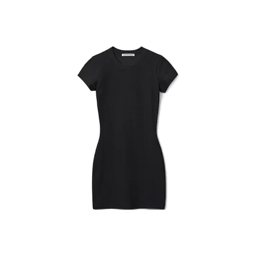 Alexander Wang Short Sleeved Dresses Women's Black