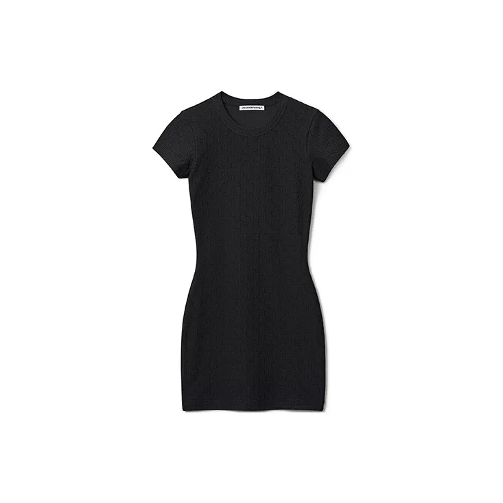 Alexander Wang Short Sleeved Dresses Women's Black-0