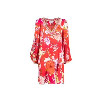 Camilla The Sweet Home Alexandria Button Front Frill Mini Dress