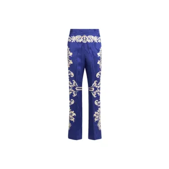 ETRO Floral Printed Straight Leg Trousers