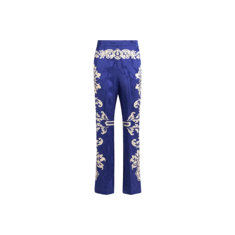 ETRO Floral Printed Straight Leg Trousers-0