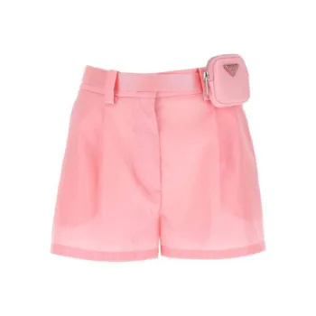PRADA Belted Pouch Shorts