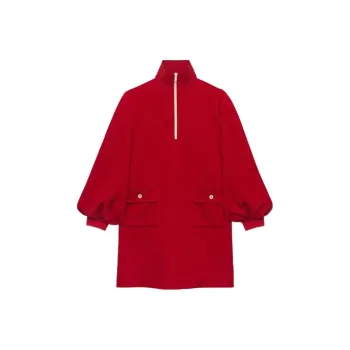GUCCI Long-Sleeved Dresses Women's Red