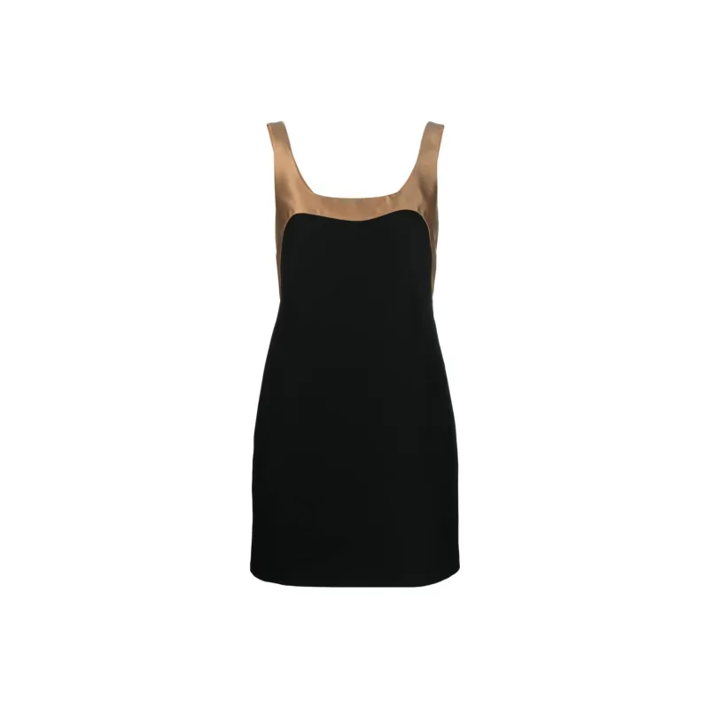Valentino Color Block Sleeveless Mini Dress-0