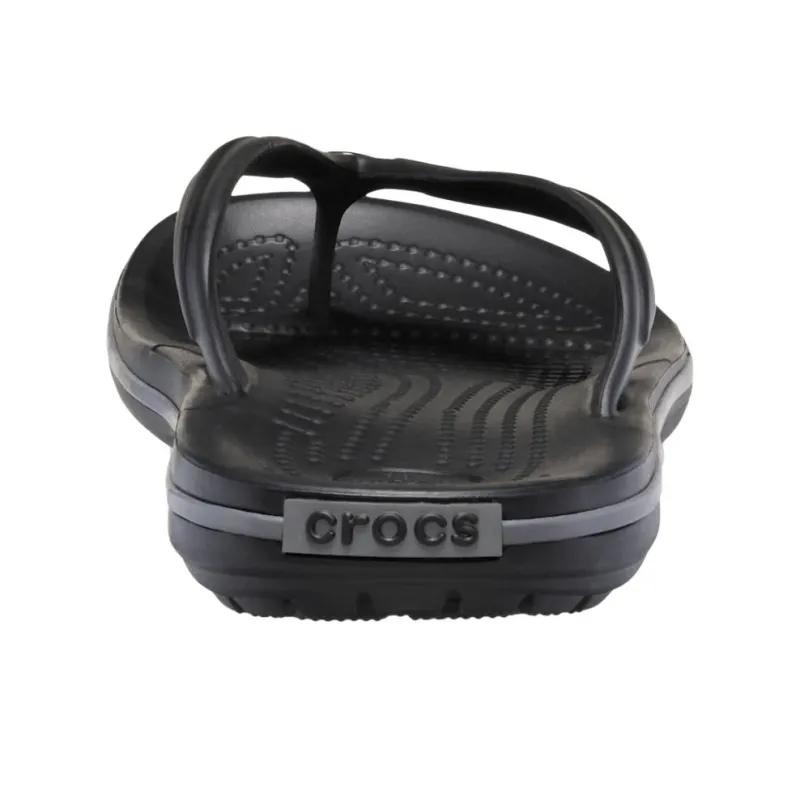 Crocs Crocband Abrasion Resistant Flip Flops Unisex Black-4