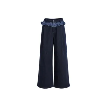 KUOSE Jeans Women's Navy Blue