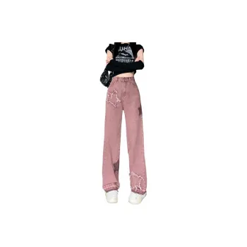 Lizisw Jeans Women's Pink