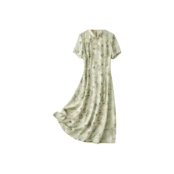IHIMI Short-Sleeved Dresses Women's Multicolor