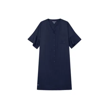 NAUTICA Short Sleeved Dress Women's Navy Blue