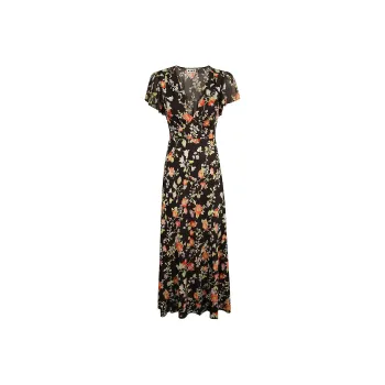 Rixo Short-Sleeved Dresses Women's Black