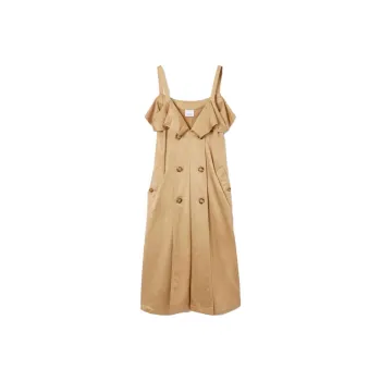 Burberry SS23 Slip Dresses Women's Khaki