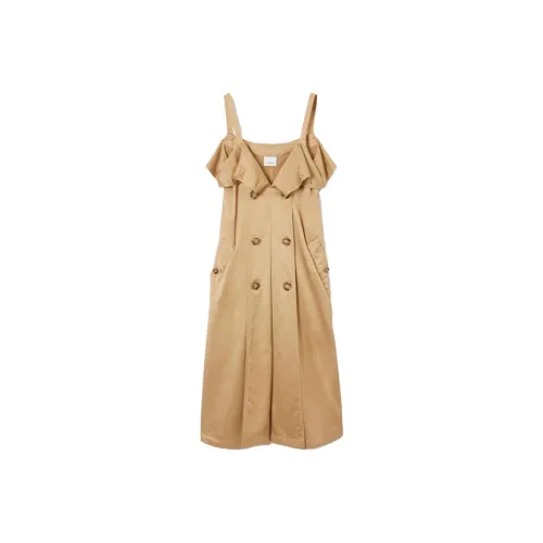 Burberry SS23 Slip Dresses Women's Khaki