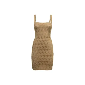 FENDI Slip Dresses Women's Yellow