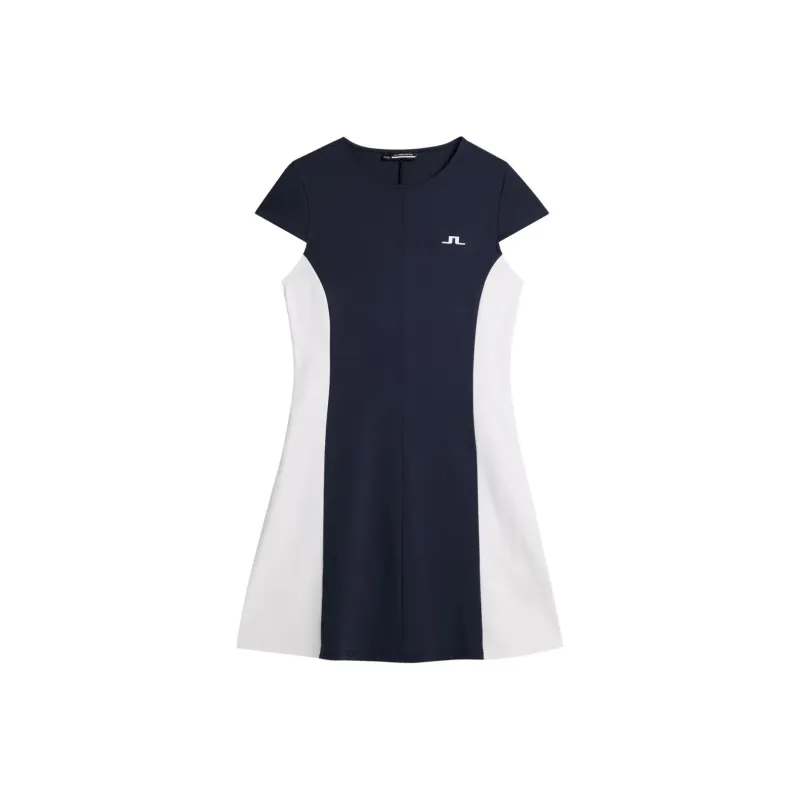 J.Lindeberg Short Sleeved Dress Women's Marine Blue-0