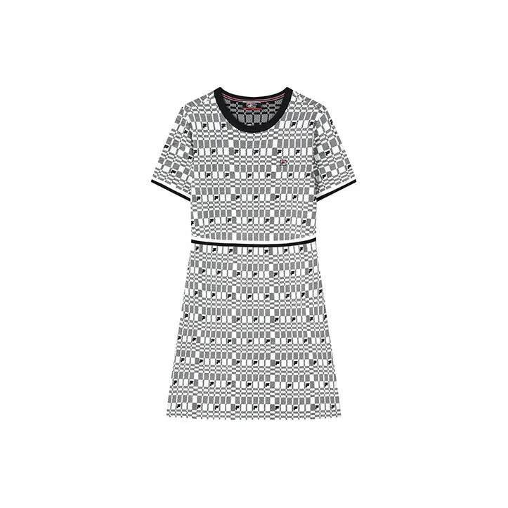 FILA Short Sleeved Dresses Women's Legend Blue-0