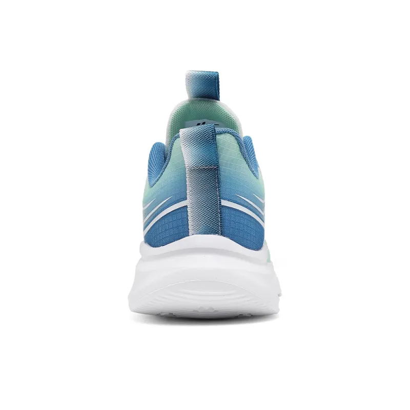 WARRIOR Running Shoes Men Low Top White/Green/Blue-3