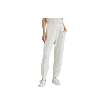 Brunello Cucinelli Cable Knit Straight Leg Trousers