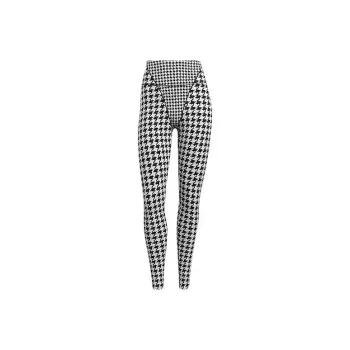 Adidas Ivy Park Halls Of Ivy 3 Stripes Seam Tights Clear Grey/Black