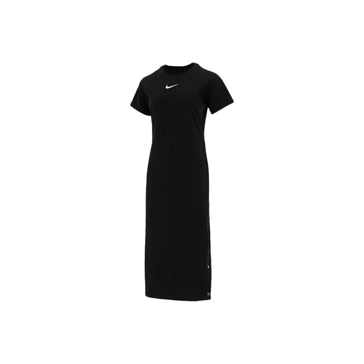 Nike Short Sleeved Dresses Women's Black-0