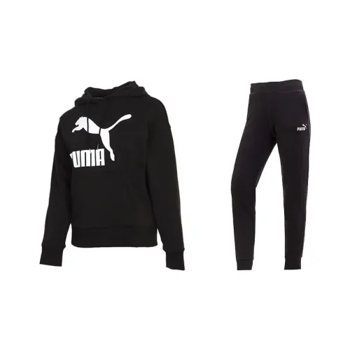 PUMA Sweatshirt Set Women's Black