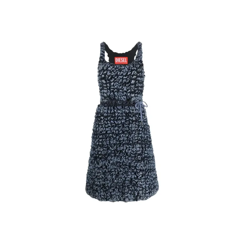 DIESEL Sleeveless Dresses Women's Blue-0