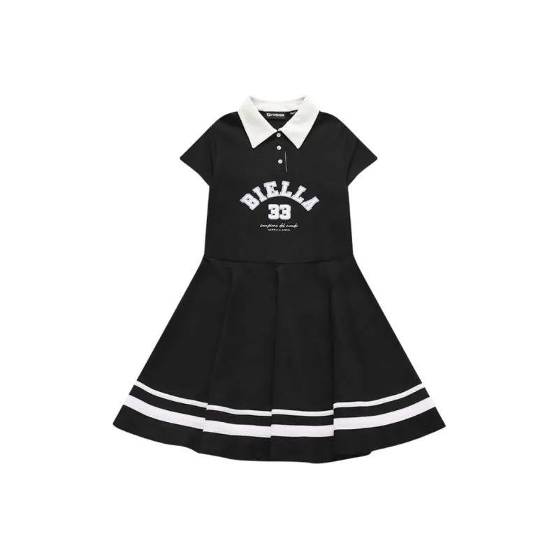 FILA FUSION Short Sleeved Dress Women's Jet Black-0
