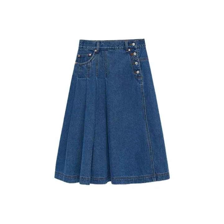 IMMI Denim Long Skirts Women's-4