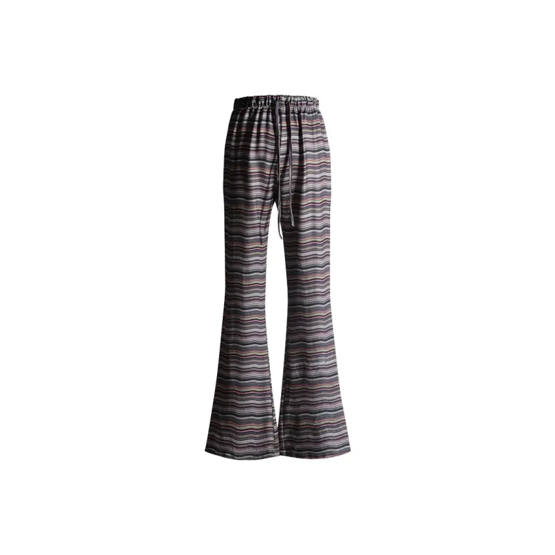OROI Casual Pants Women's Stripes Brown-0