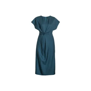 ROEYSHOUSE Short Sleeved Dresses Women's Peacock Blue
