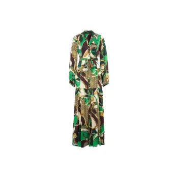 GUESS Long-Sleeved Dresses Women's Green
