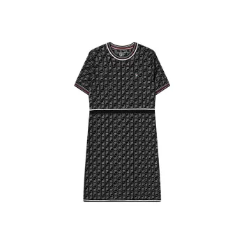 FILA Short Sleeved Dresses Women's Jet Black