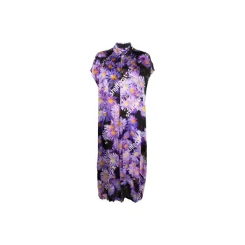 Balenciaga Short-Sleeved Dresses Women's Purple