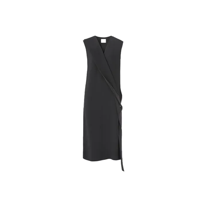 Burberry Sleeveless Dresses Women's Black-0
