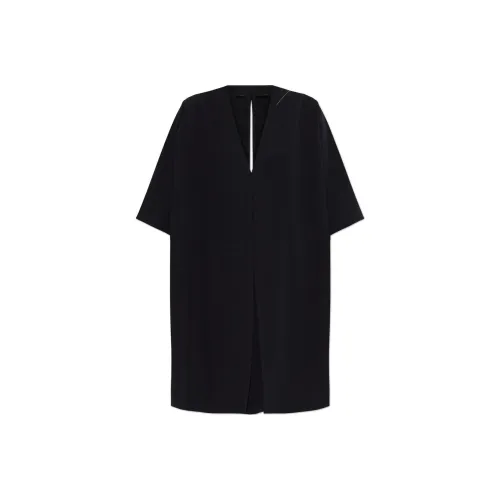 MM6 Maison Margiela V Neck Shift Mini Dress