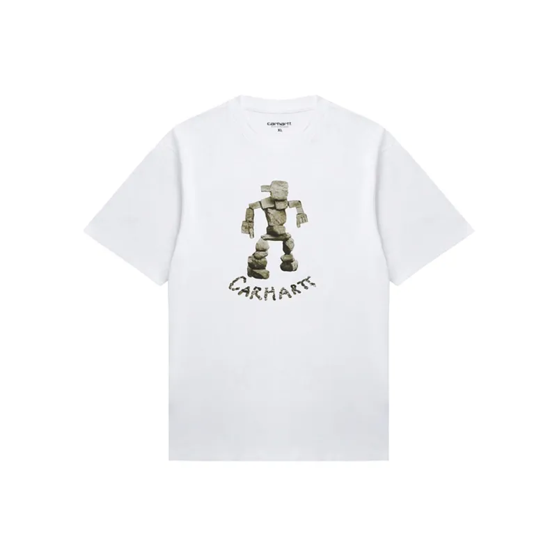 Carhartt WIP SS25 S/S Cairn Man T Shirt T Shirt Men's White-0