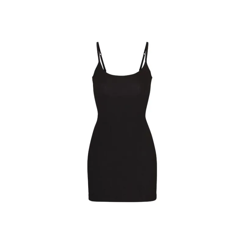Skims Slip Dresses Women's Onyx Black-0