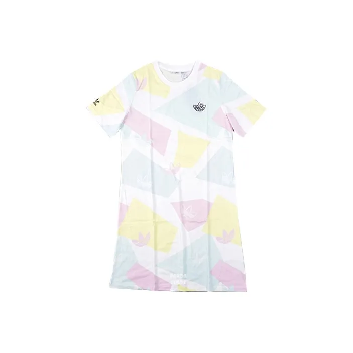 Adidas Originals Short Sleeved Dresses Women's Multicolor-0