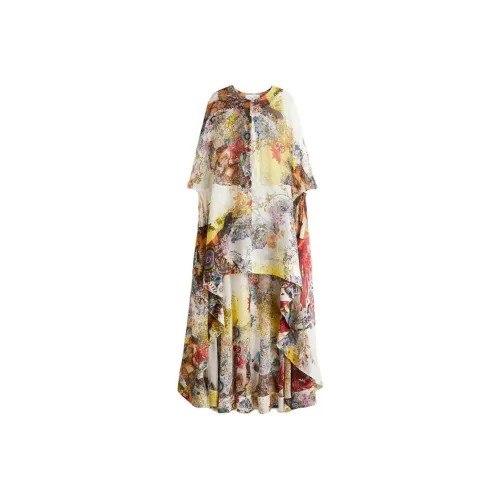 H&M ANAMIKA KHANNA Collaboration Short-Sleeved Dresses Women's White