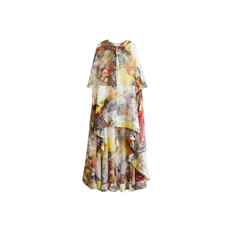 H&M ANAMIKA KHANNA Collaboration Short-Sleeved Dresses Women's White-0