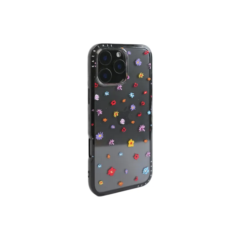 Sopi Acrylic Material Multicolor Small Floral Stand Phone Cases Compatibility With IPhone 16/15/13/14/Pro/Max-5