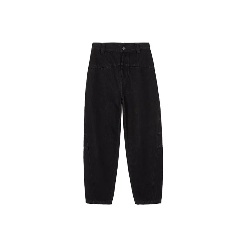 BABYGHOST Tapered Pants Jeans Women's Black-0