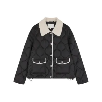 Mo Han Yi Mei Puffer Jacket Thickened Women's Black