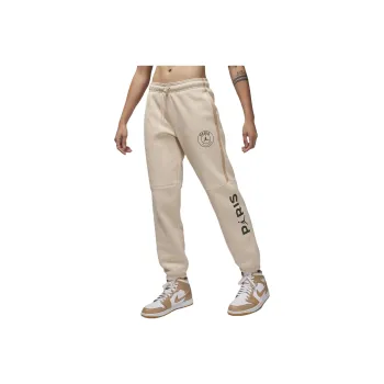 Jordan Paris Saint Germain Brooklyn Fleece Knitted Sports Pants Women's Khaki