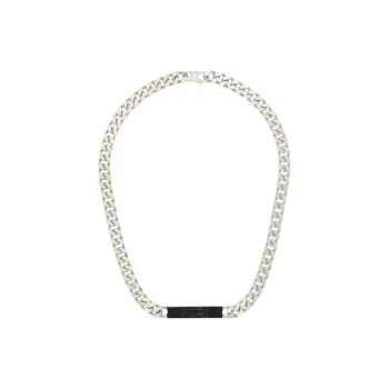 MM6 Maison Margiela Brass Necklaces Men's Silver